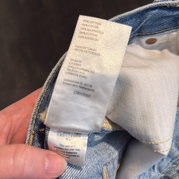 We the Free Denim Distressed Cut Off Jean Shorts Size 30 - Picture 4 of 7